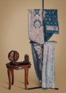 Banarsi Georgette Chiffon Saree – Royal Teal Masoori