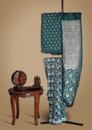Banarsi Soft Silk Saree – Regal Emerald